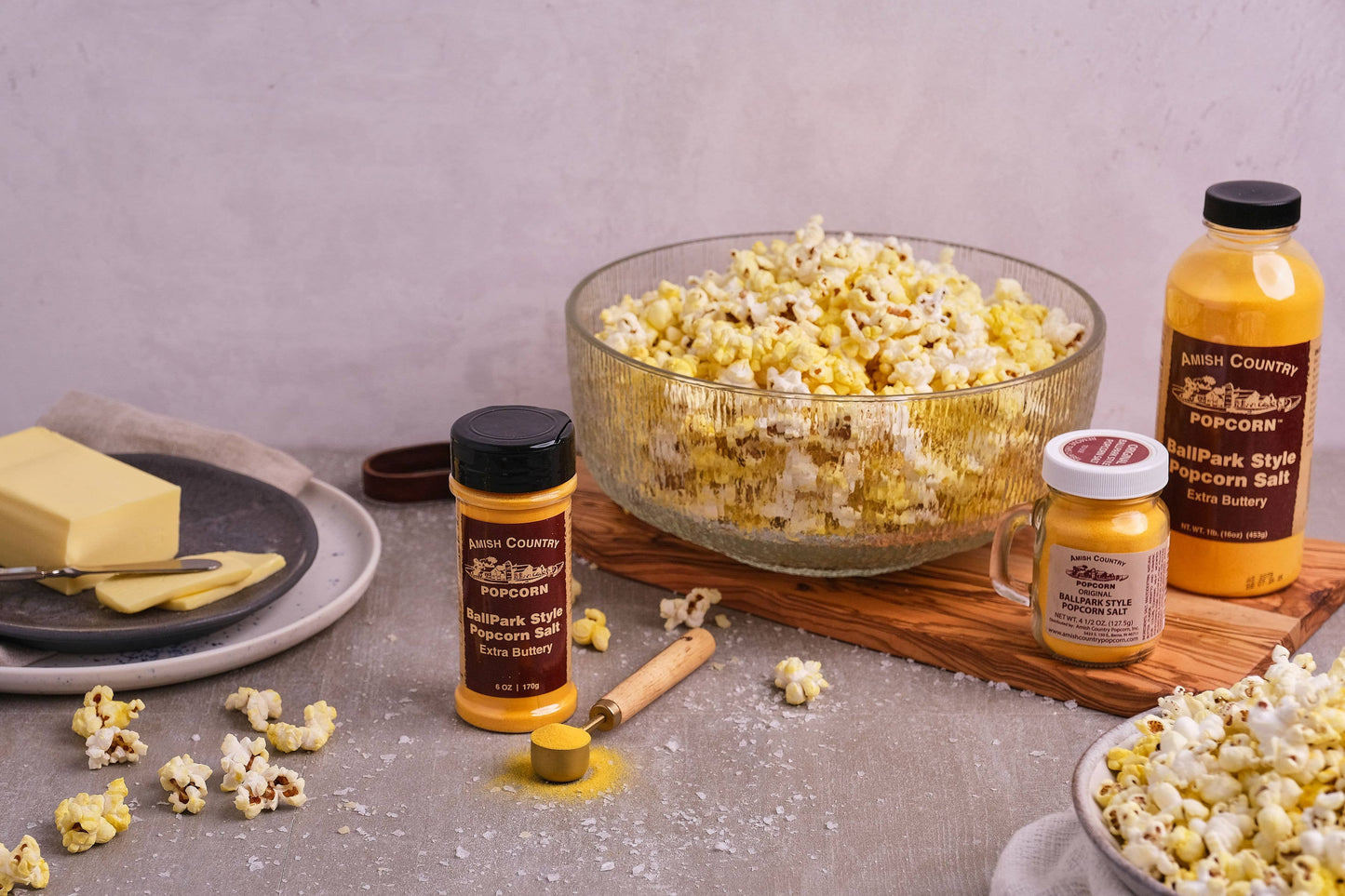 Amish Country Popcorn - 6 oz. Ballpark-Style Popcorn Salt