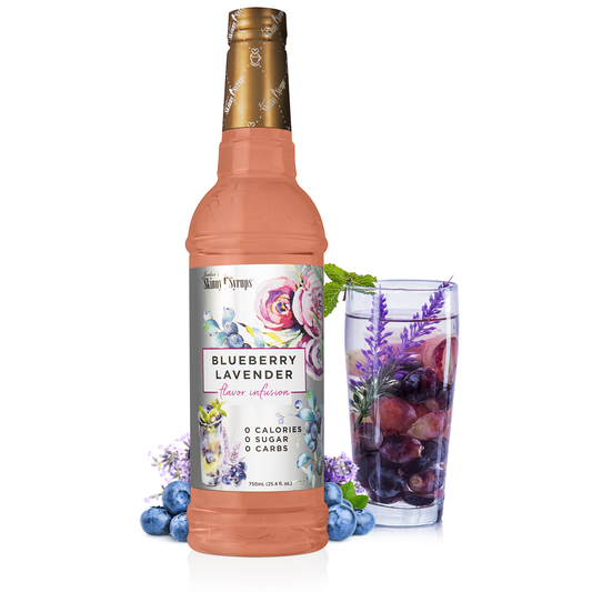 Jordan's Skinny Mixes - Sugar Free Blueberry Lavender Flavor Infusion Syrup