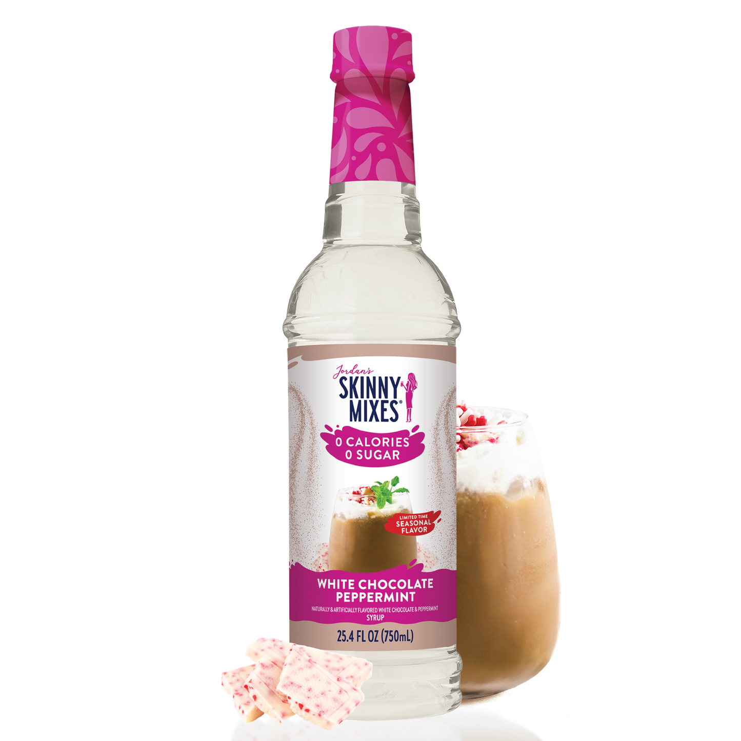 Jordan's Skinny Mixes - Sugar Free White Chocolate Peppermint Syrup