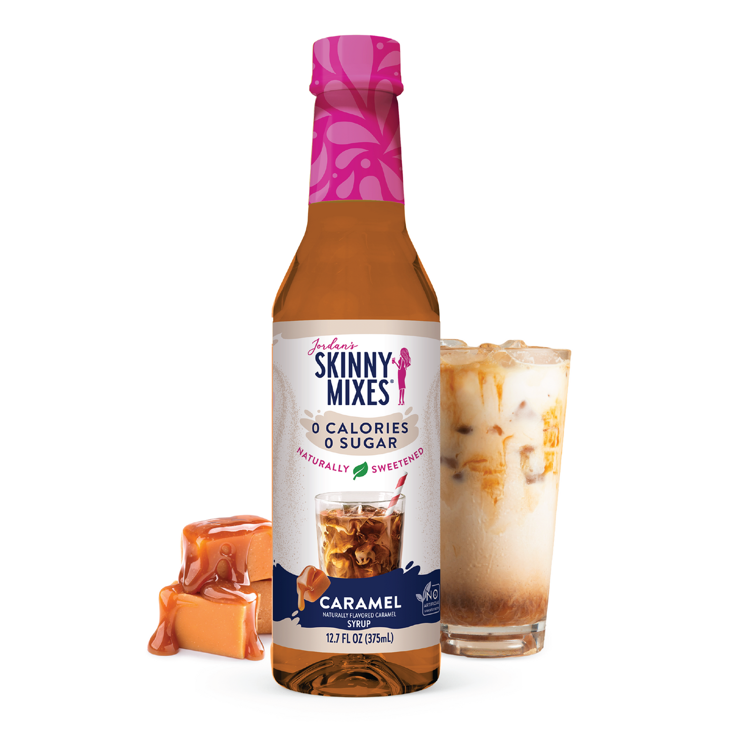 Jordan's Skinny Mixes - Naturally Sweetened Caramel Syrup - 375ml