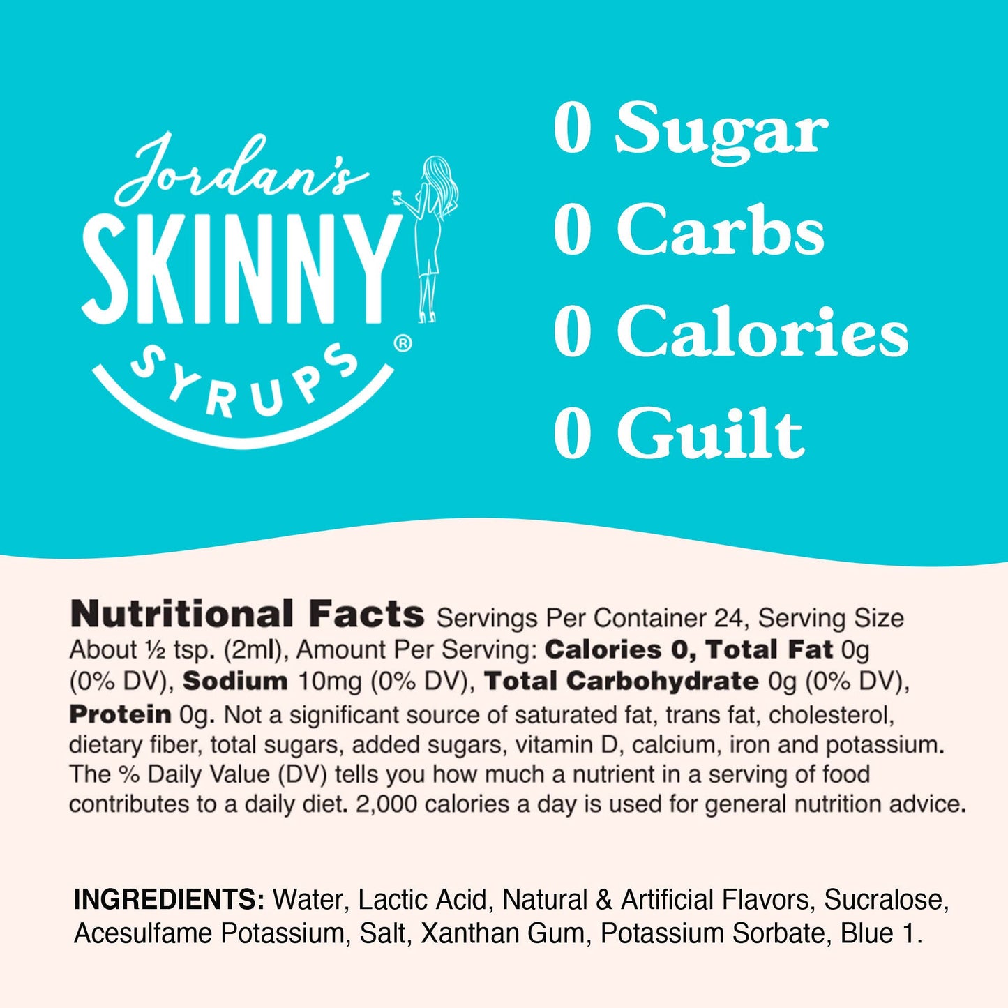 Jordan's Skinny Mixes - Flavor Burst - Sugar Free Mermaid