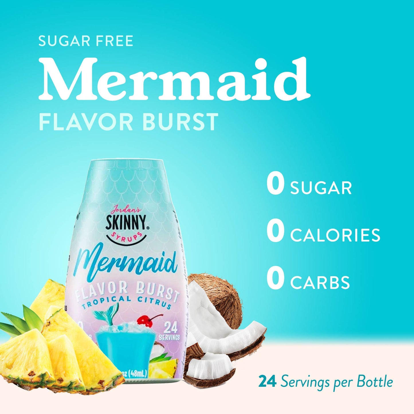 Jordan's Skinny Mixes - Flavor Burst - Sugar Free Mermaid