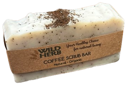 Wild Herb Soap Co - Coffee Scrub Bar | All Natural Soap Bar Nut Free Product