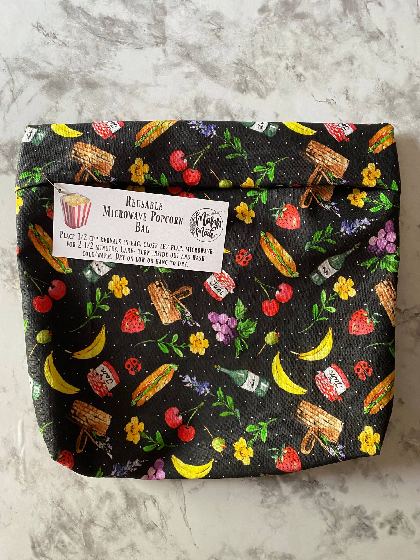 Mann Made - Reusable Microwave Popcorn Bag