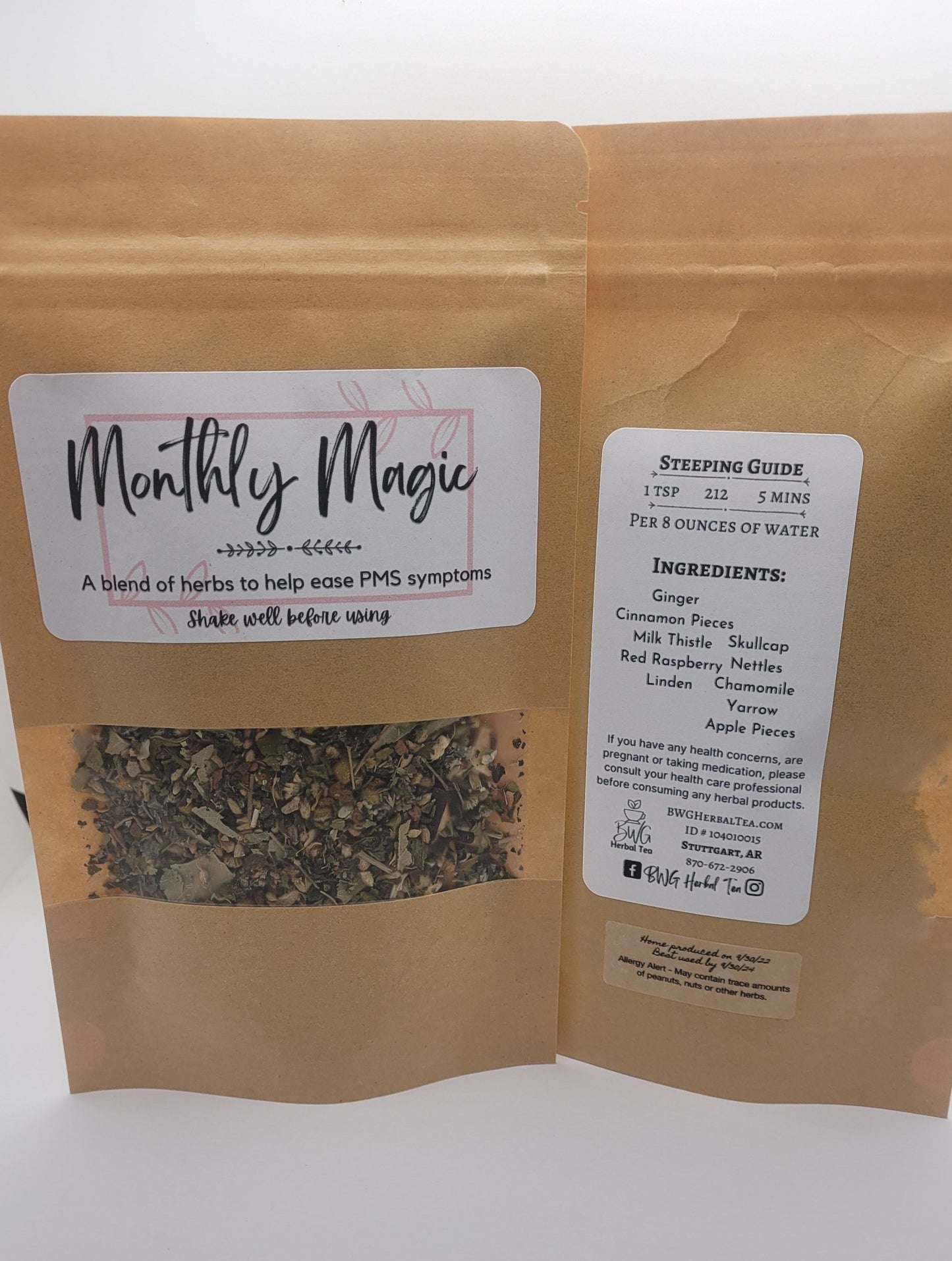 BWG Herbal Monthly Magic PMS Tea