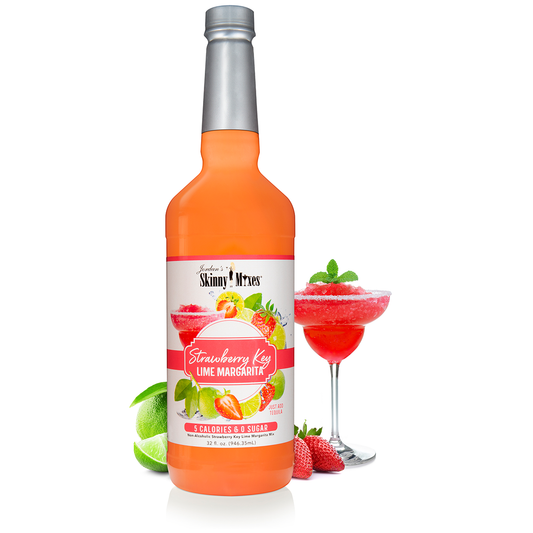 Jordan's Skinny Mixes - Strawberry Key Lime Margarita Mix - Sugar Free Mixer